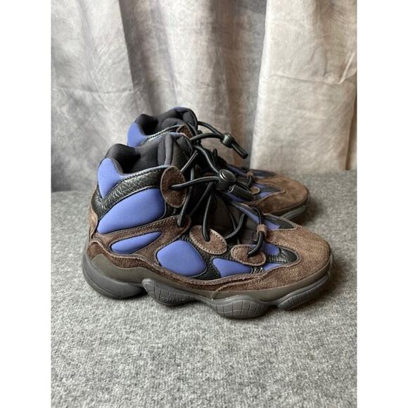 Adidas Yeezy 500 High \'Tyrian\' Men’s 5.5 Brown Purple Boots Sneakers Shoes main image 5